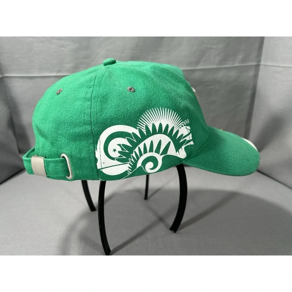 Castrol FIFA World Cup 2014 Brasil Hat adjustable buckle Green has‎ wear